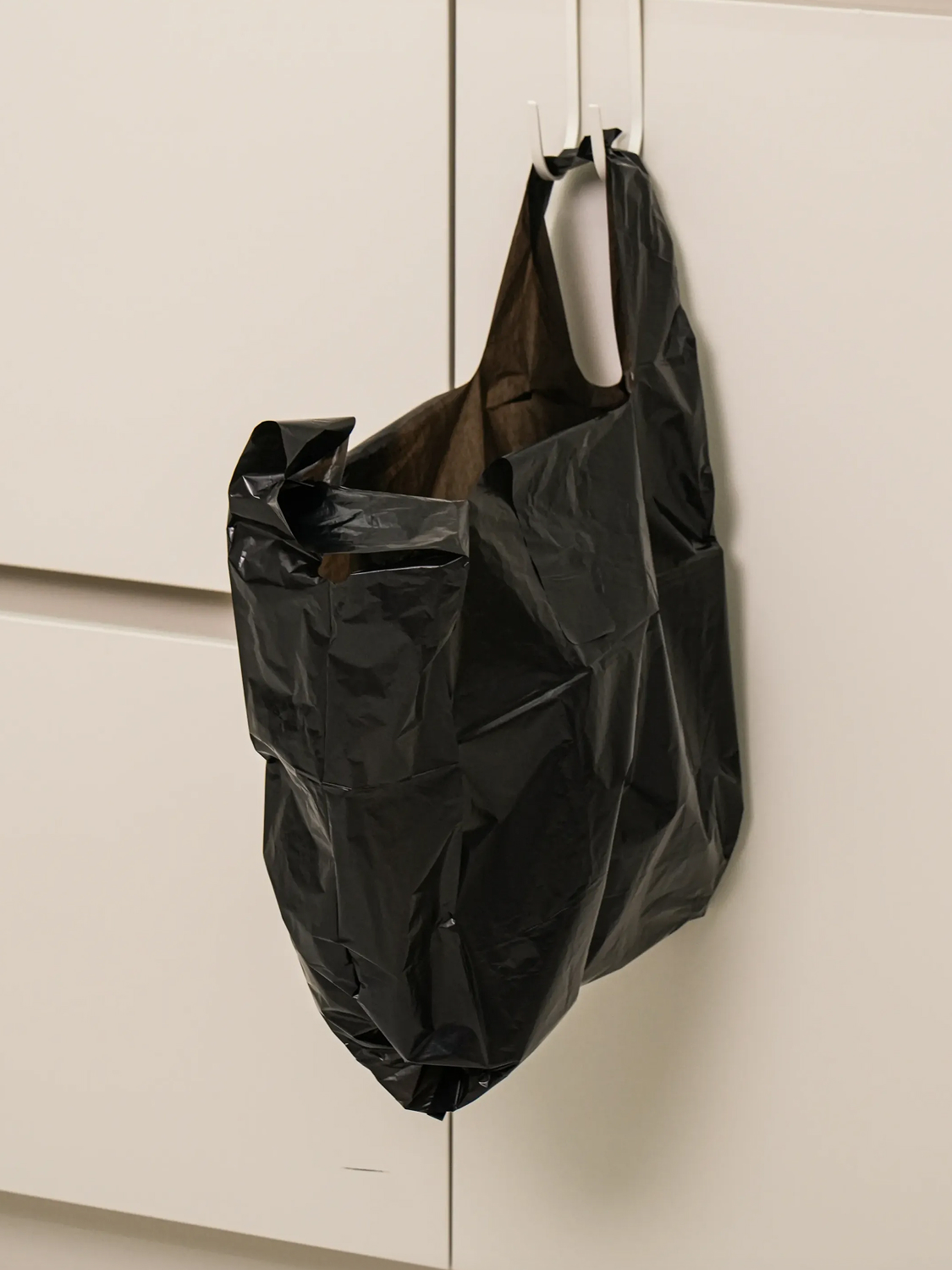 손잡이 비닐봉지 13 L 46매입 블랙