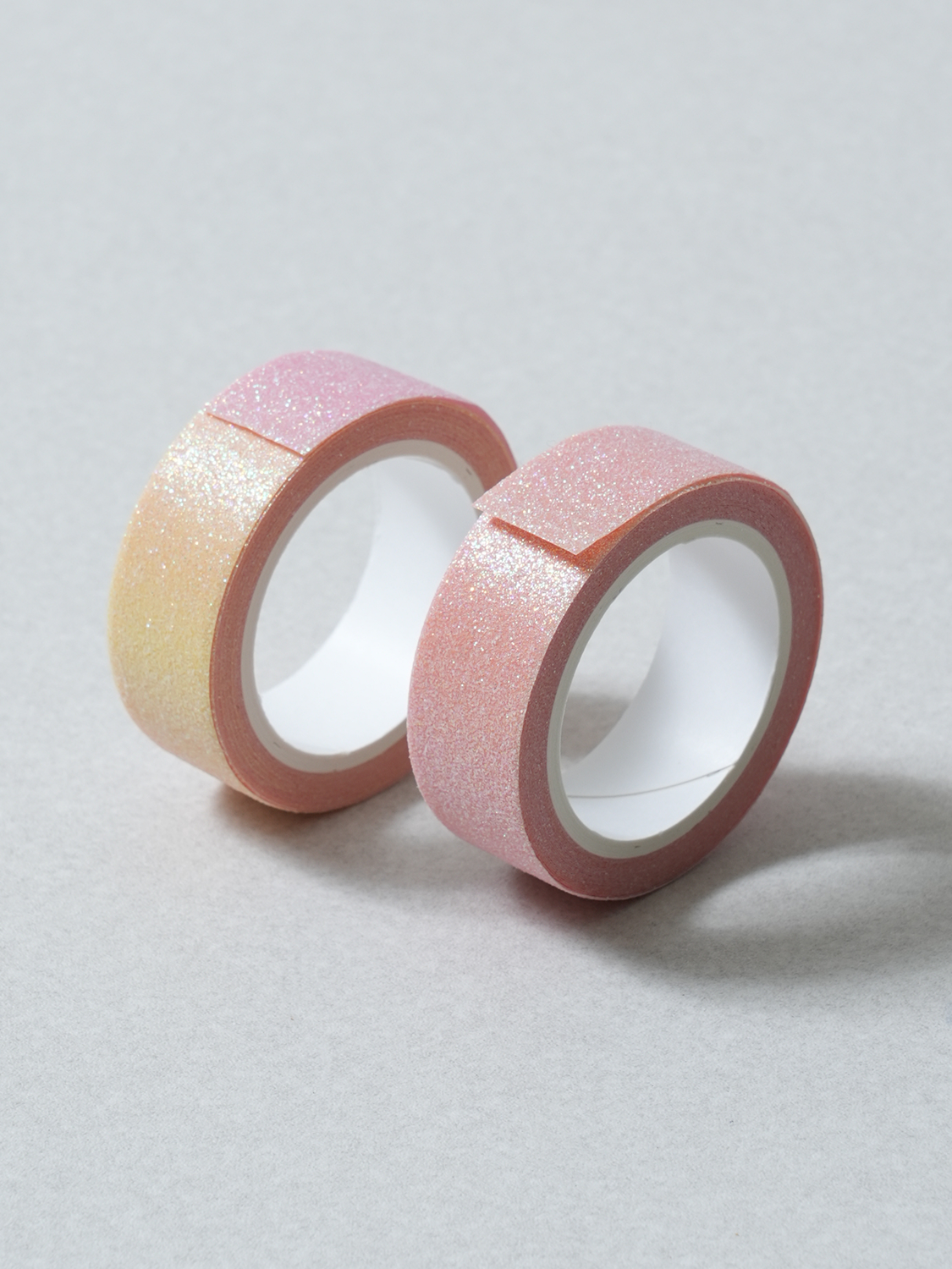 글리터 마스킹 테이프 15 mm X 3 m 2개입 핑크