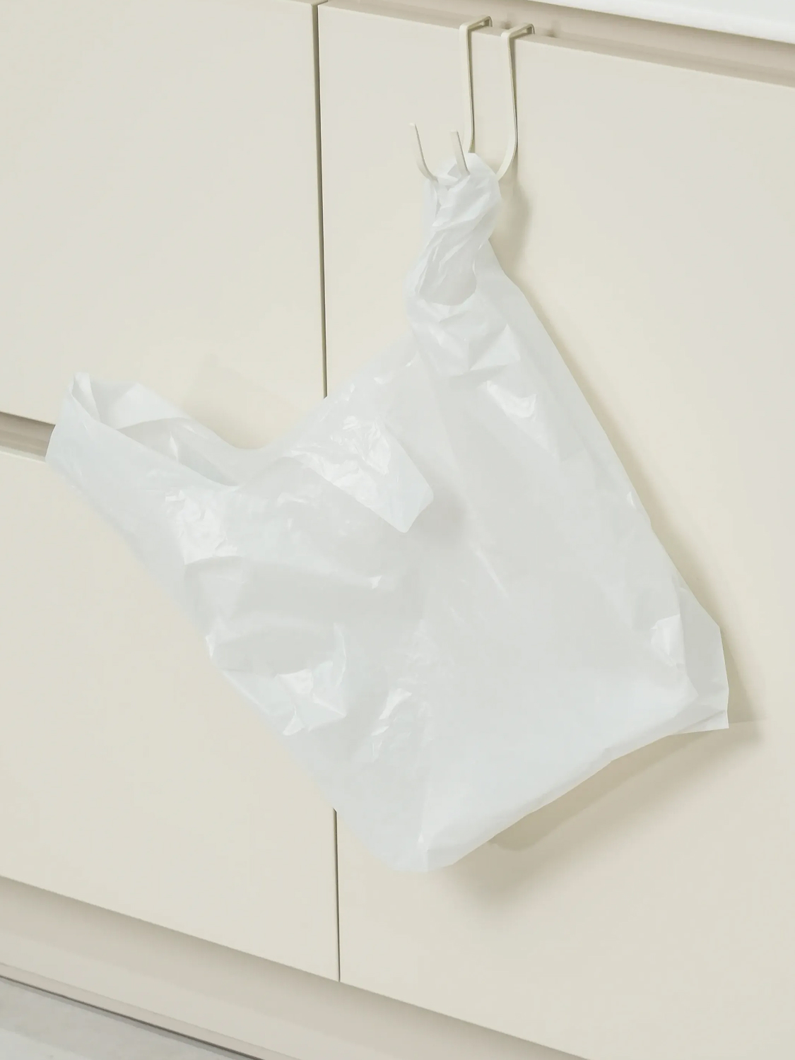 손잡이 비닐봉지 13 L 46매입 화이트