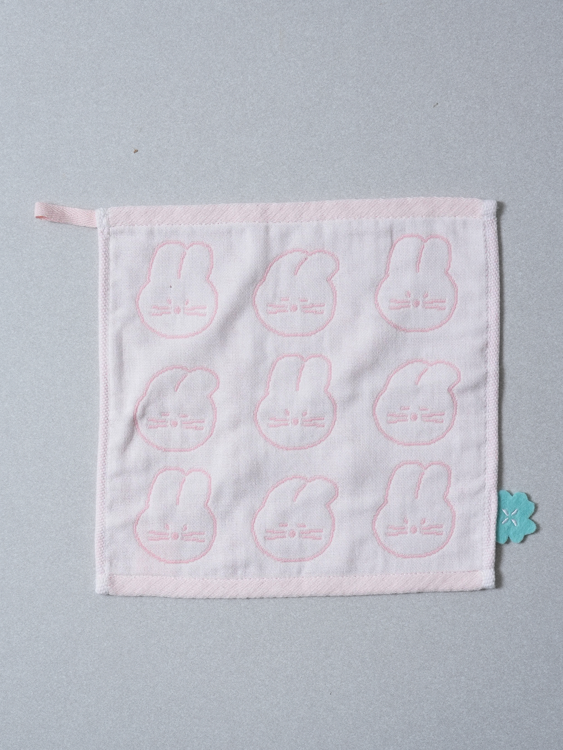 자카드 거즈 핸드타월 25 X 25 cm