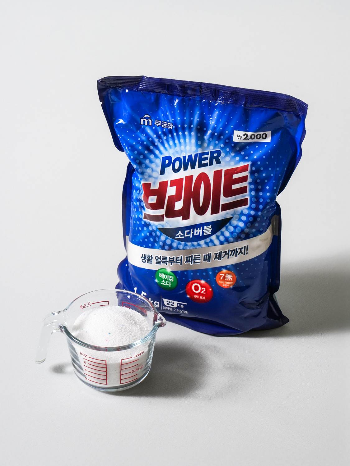 무궁화 브라이트 세탁 세제 리필 1.5 kg