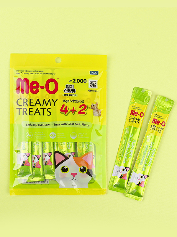 [Pet] Лакомство Mio Creamy тунец и козье молоко 6 шт 90 г