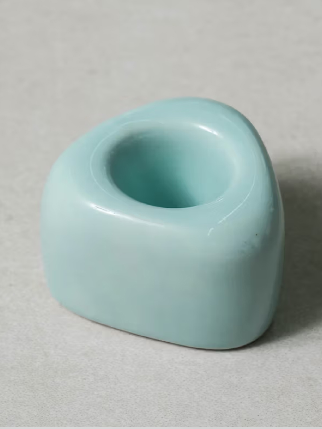 컬러 삼각 칫솔꽂이 민트
