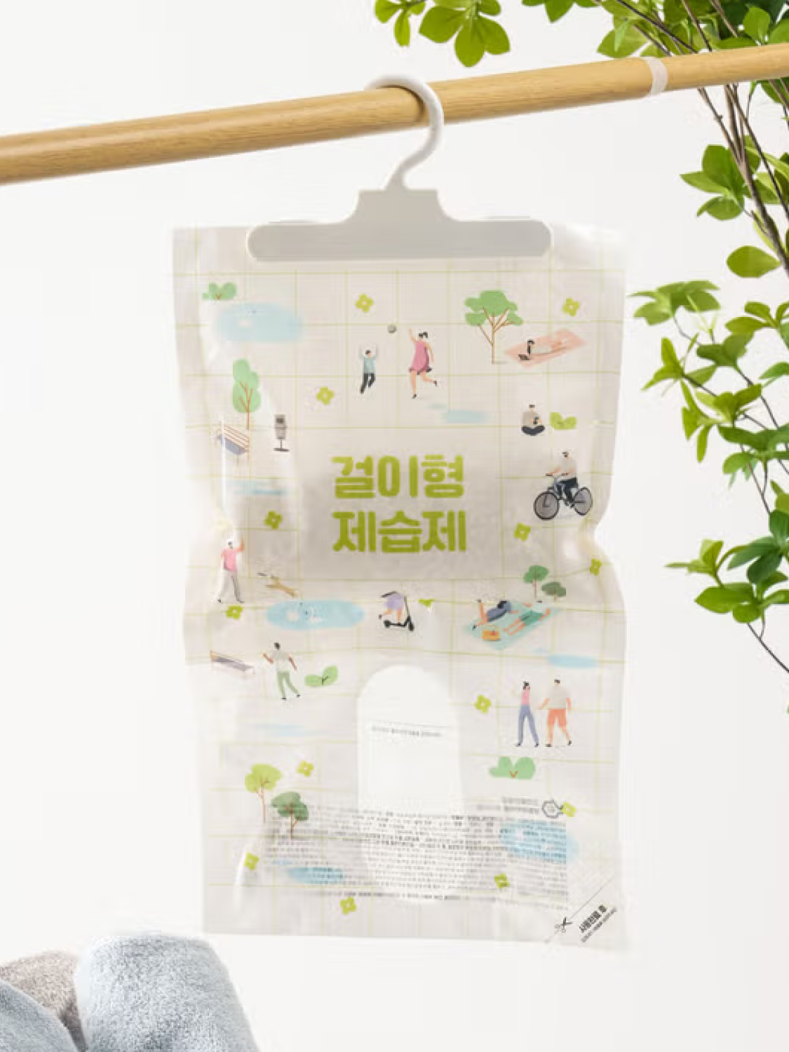 확장형 걸이형 제습제 400 g  화이트머스크 향