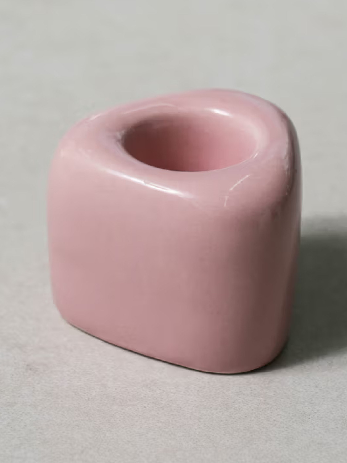 컬러 삼각 칫솔꽂이 핑크