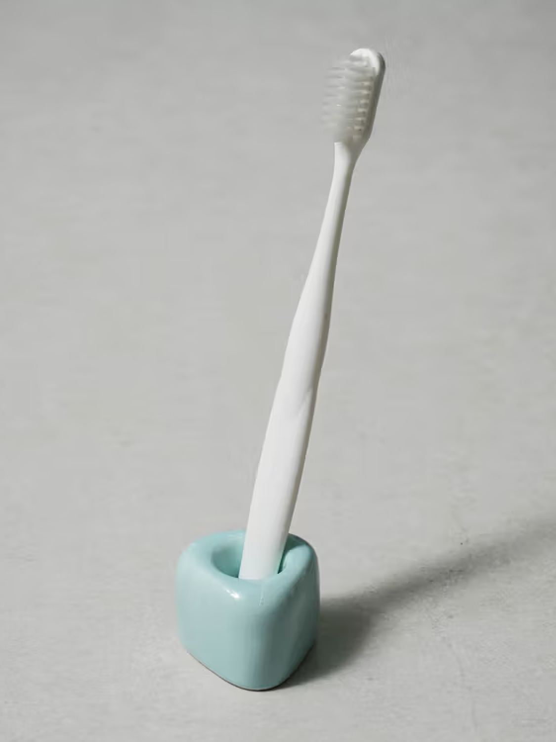 컬러 삼각 칫솔꽂이 민트