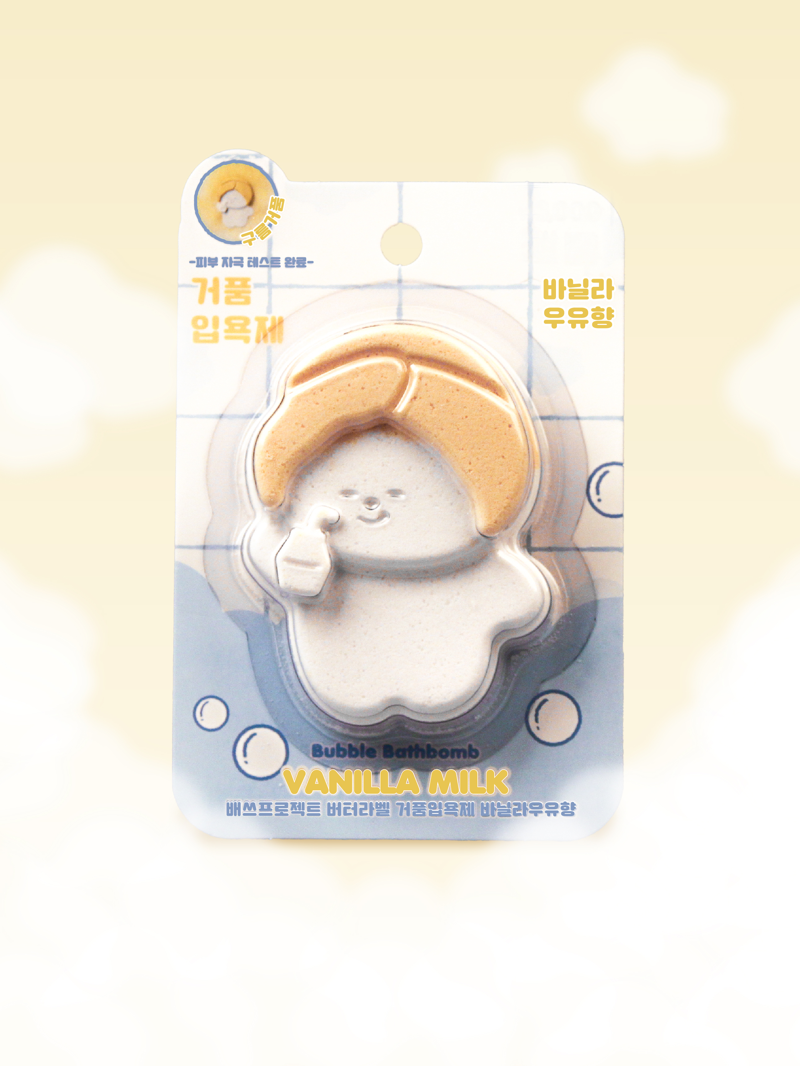 배쓰프로젝트 버터라벨 거품입욕제 바닐라우유 향 120 g
