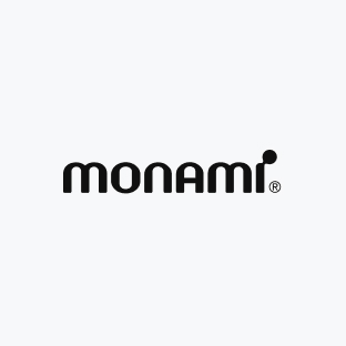 Двусторонний маркер Monami черный, 2 шт.
