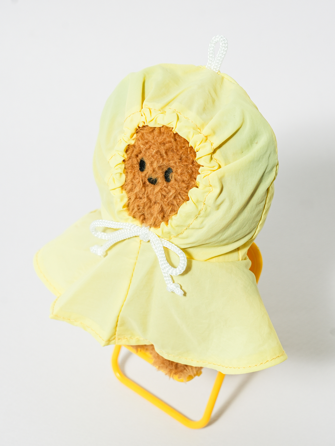 인형 DIY 귀여운 우비 망토 옐로우