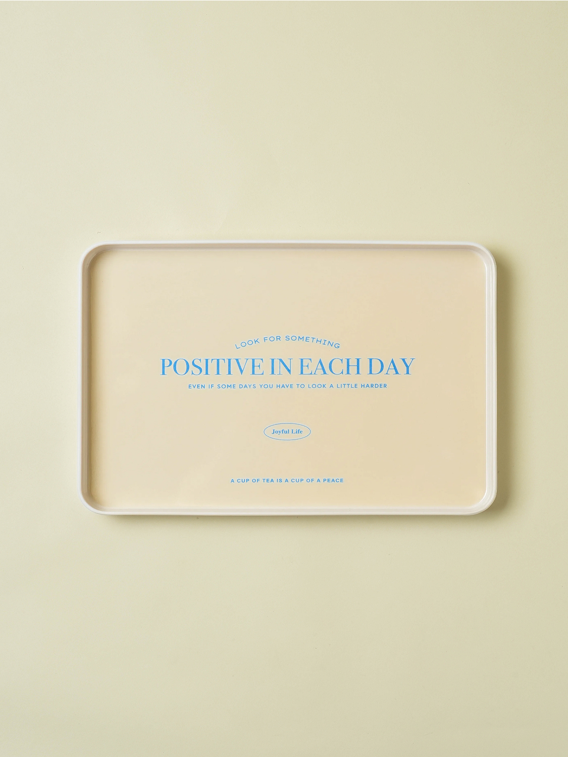 타이포 디자인 쟁반 30.5 X 22 cm POSITIVE