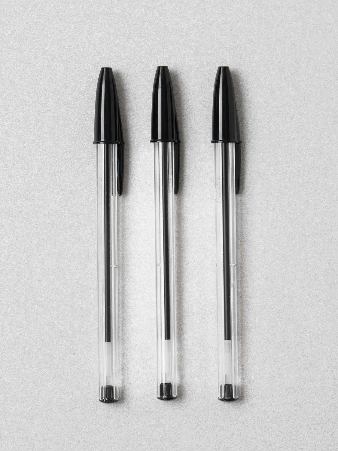 BIC 크리스탈 볼펜 1.0 mm 3개입 흑