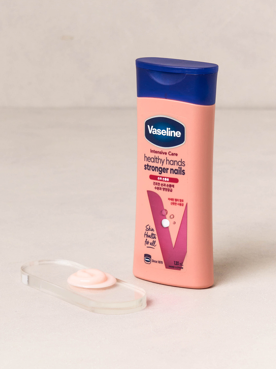 바세린 인텐시브 케어 헬씨 핸드 앤 스트롱거 네일 로션 120 ml