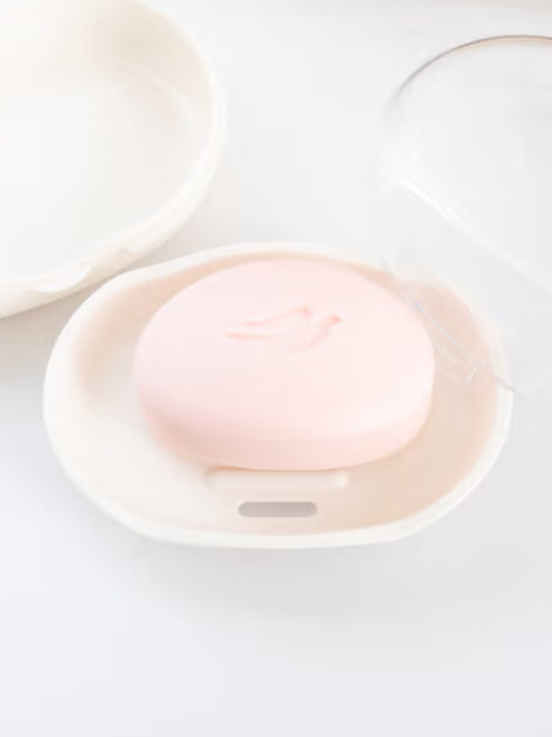 투명 잠금식 비누 받침