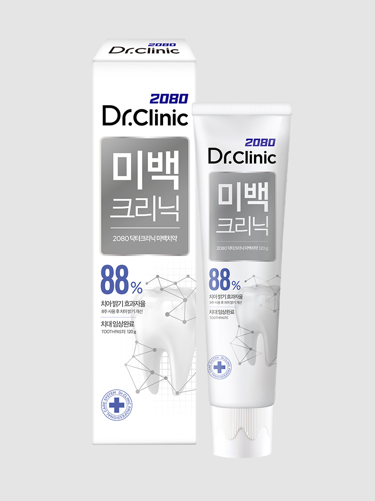 2080 닥터크리닉 미백치약(120 g)