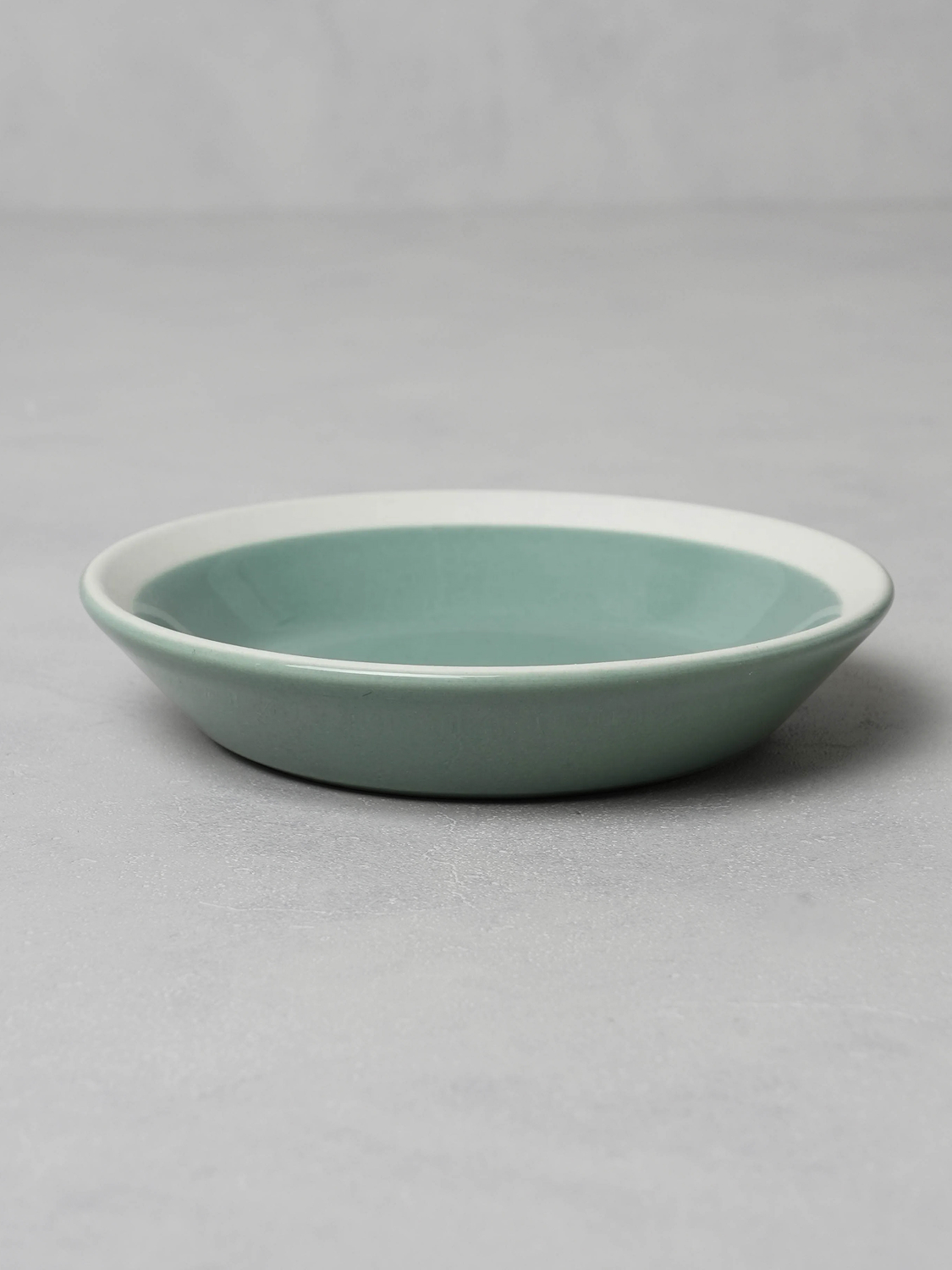 컬러 투톤 접시 12.5 cm 민트