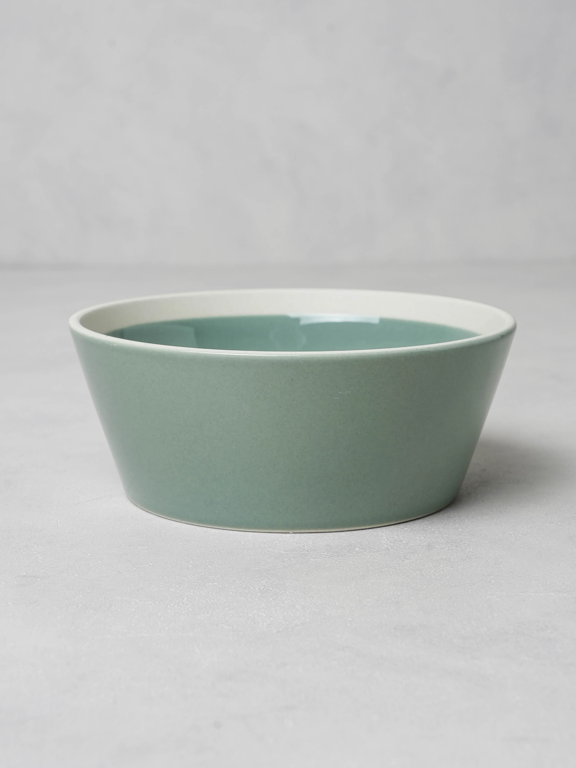 컬러 투톤 대접 14 cm 민트