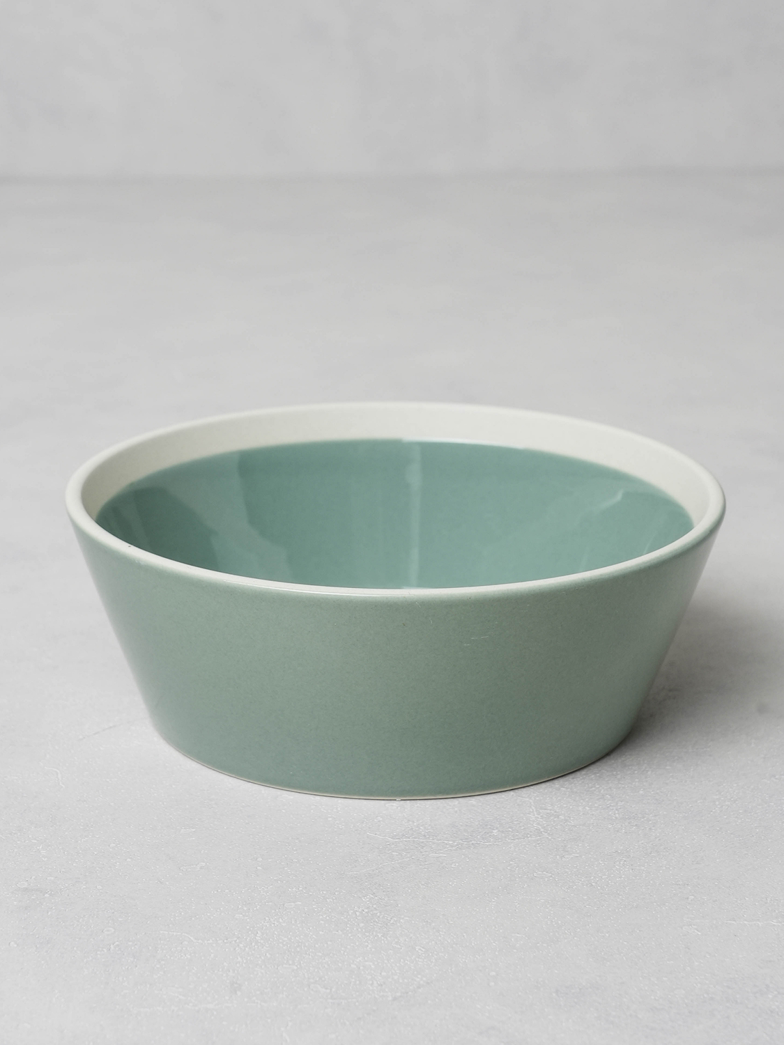 컬러 투톤 대접 14 cm 민트