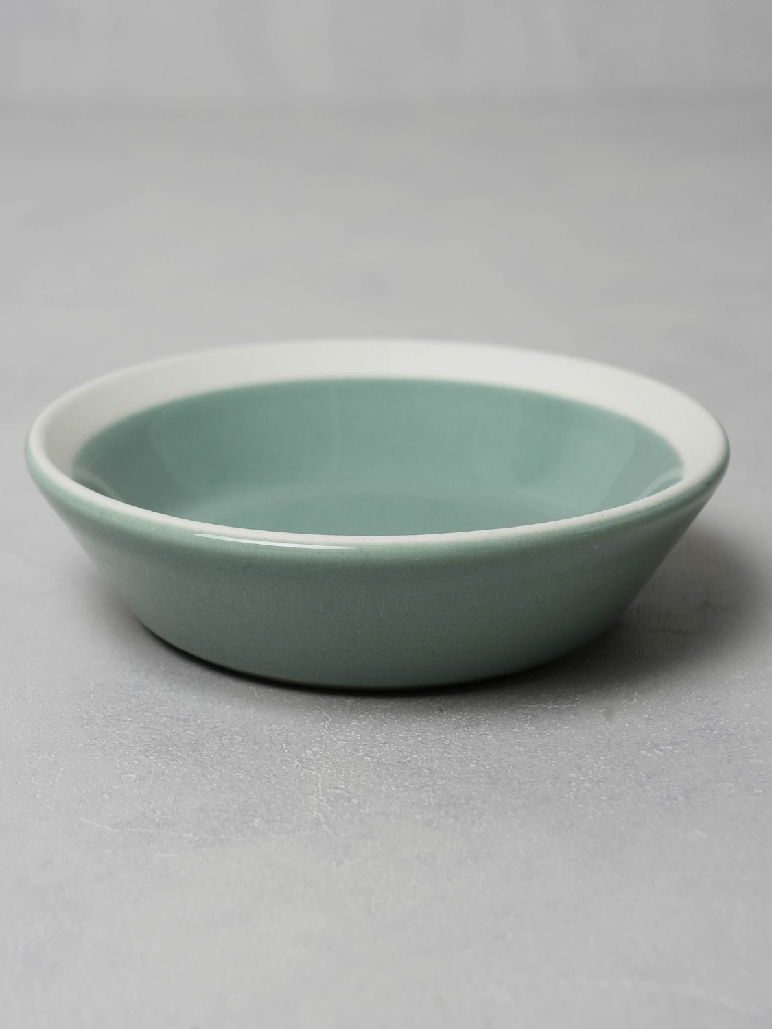 컬러 투톤 접시 12.5 cm 민트