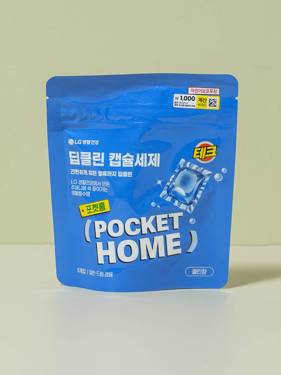 Капсулы для стирки Tech Deep Clean 8 г x 6 шт.