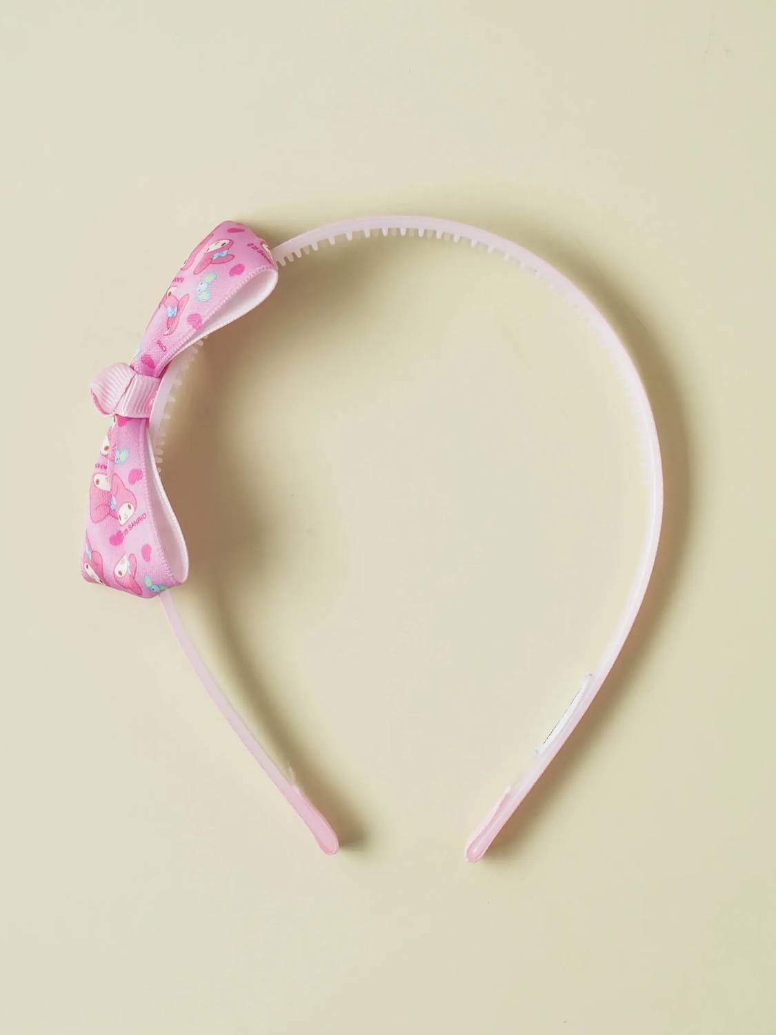 마이멜로디 패턴 리본 머리띠