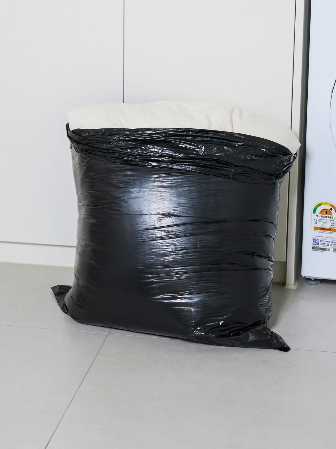 대용량 비닐봉지 65 X 80 cm 20매입 블랙