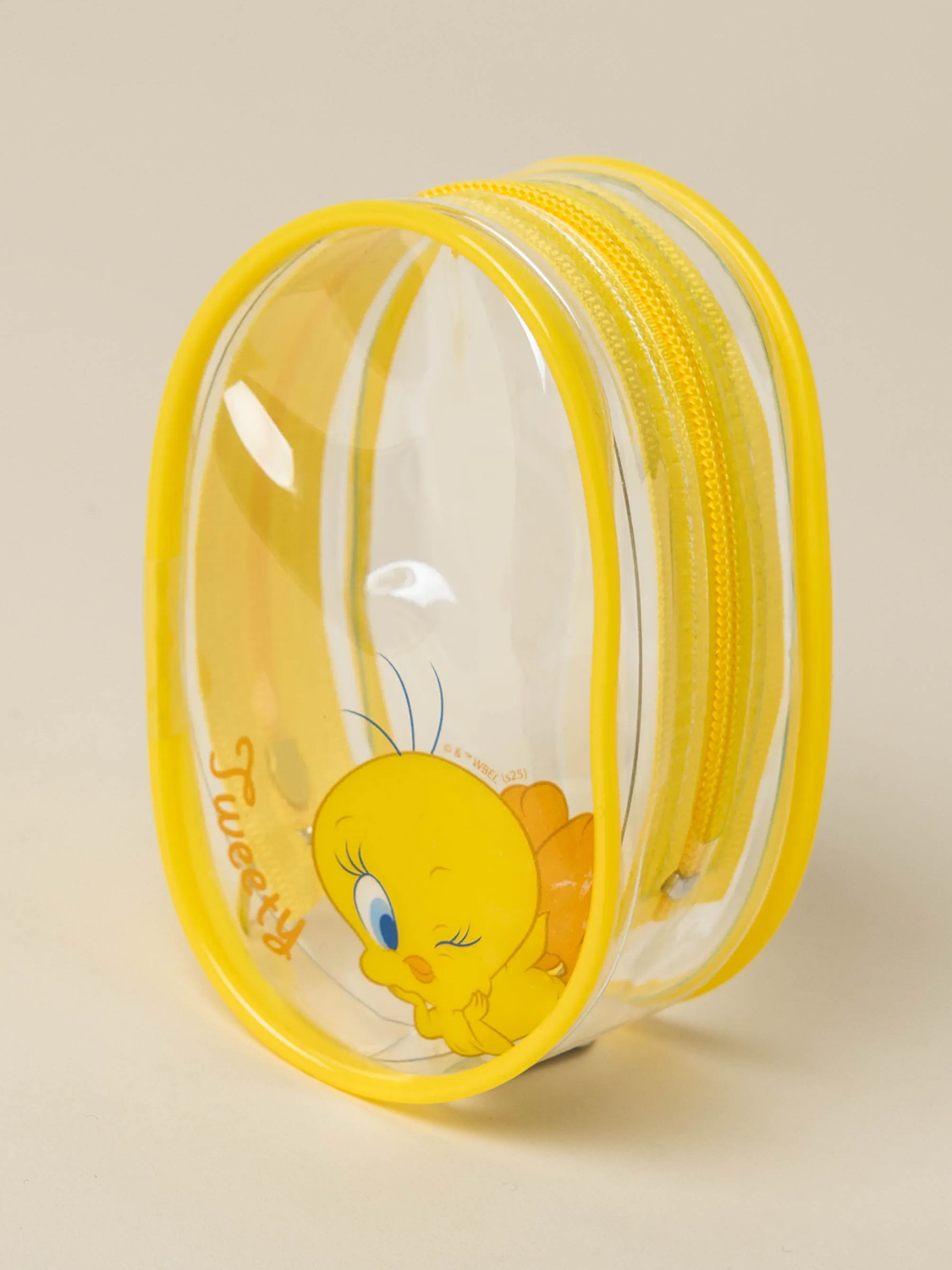 루니툰즈 원형 투명 파우치