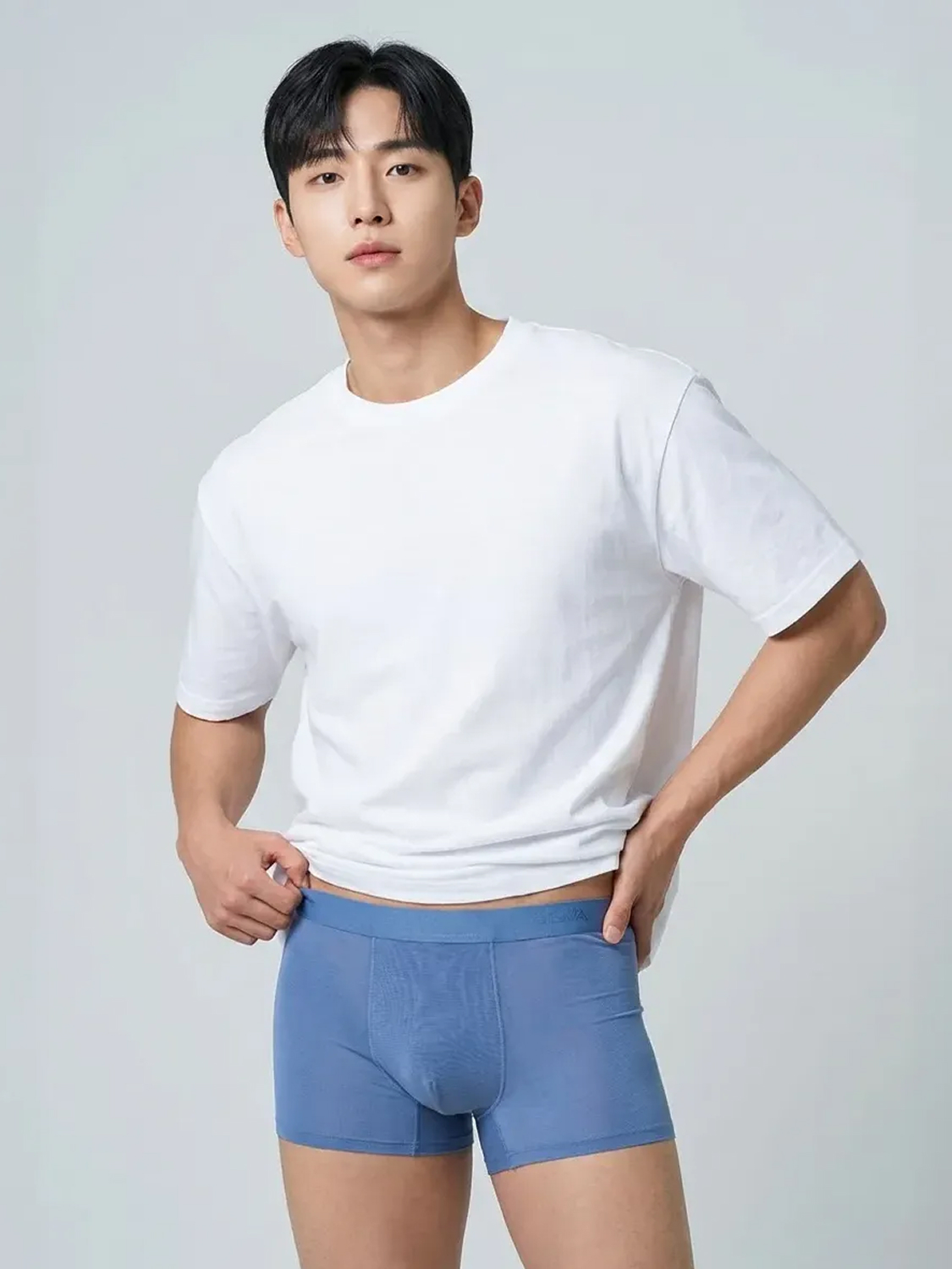 모달 심리스 드로즈 95/100/105 블루