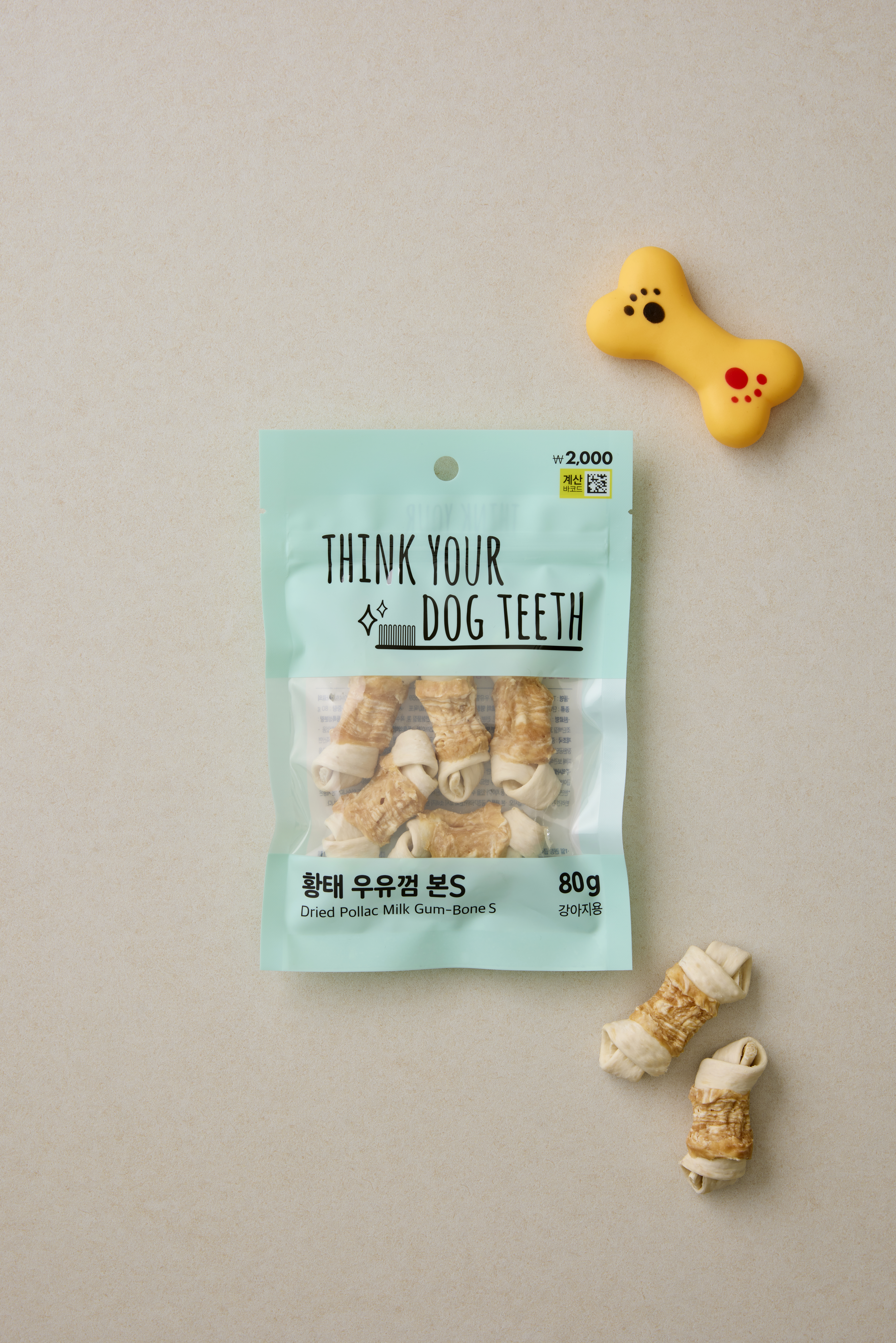 [З오о] Лакомство Think Your Dog Teeth Milk Bone S 80 г