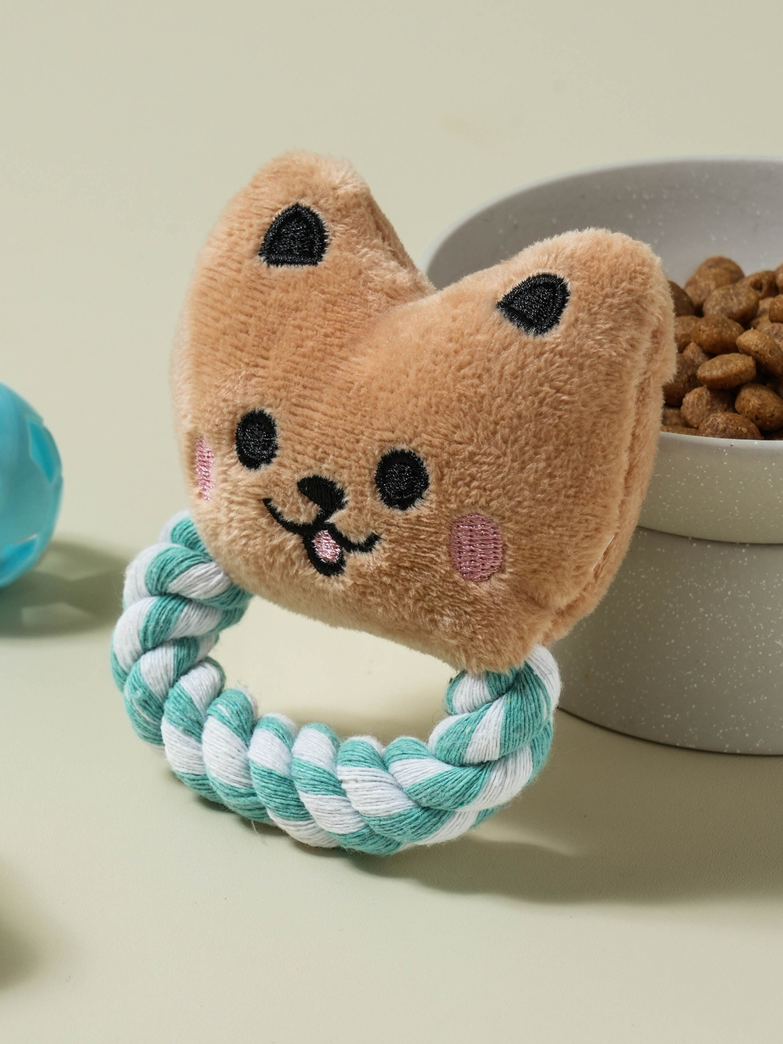 [펫] 동물 인형 치실 토이 곰