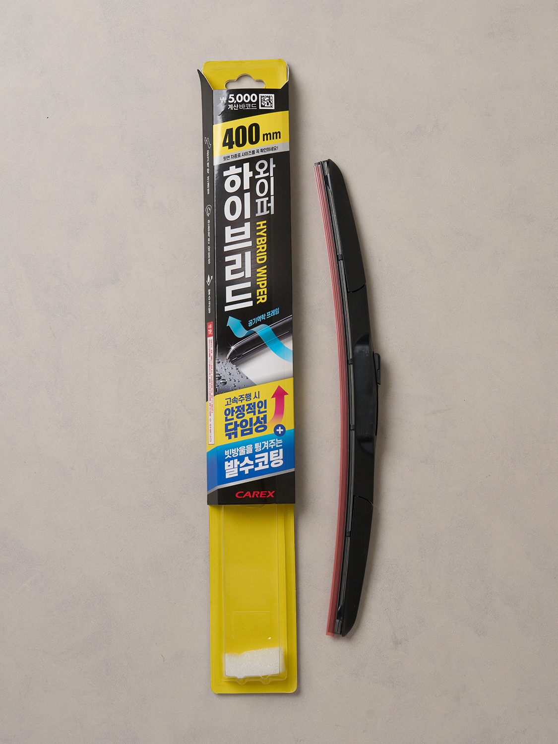 카렉스 하이브리드 발수 와이퍼 400 mm