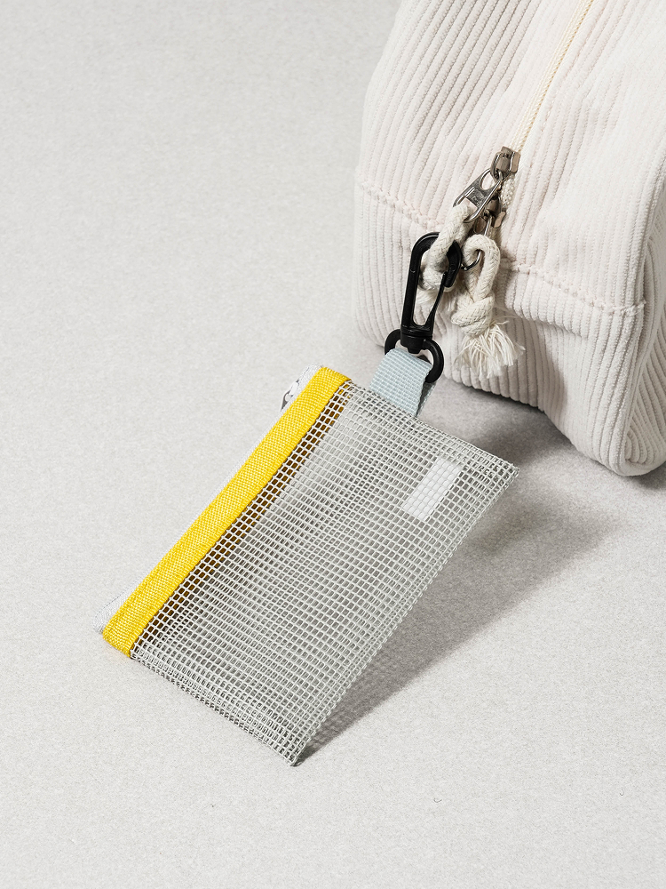 메시 지퍼 멀티 케이스 12 X 8.5 cm 2개입