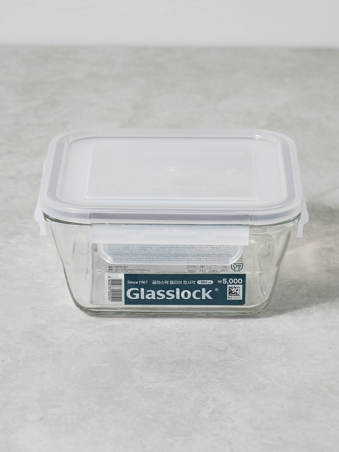 Контейнер Glasslock Clear квадратный 860 мл