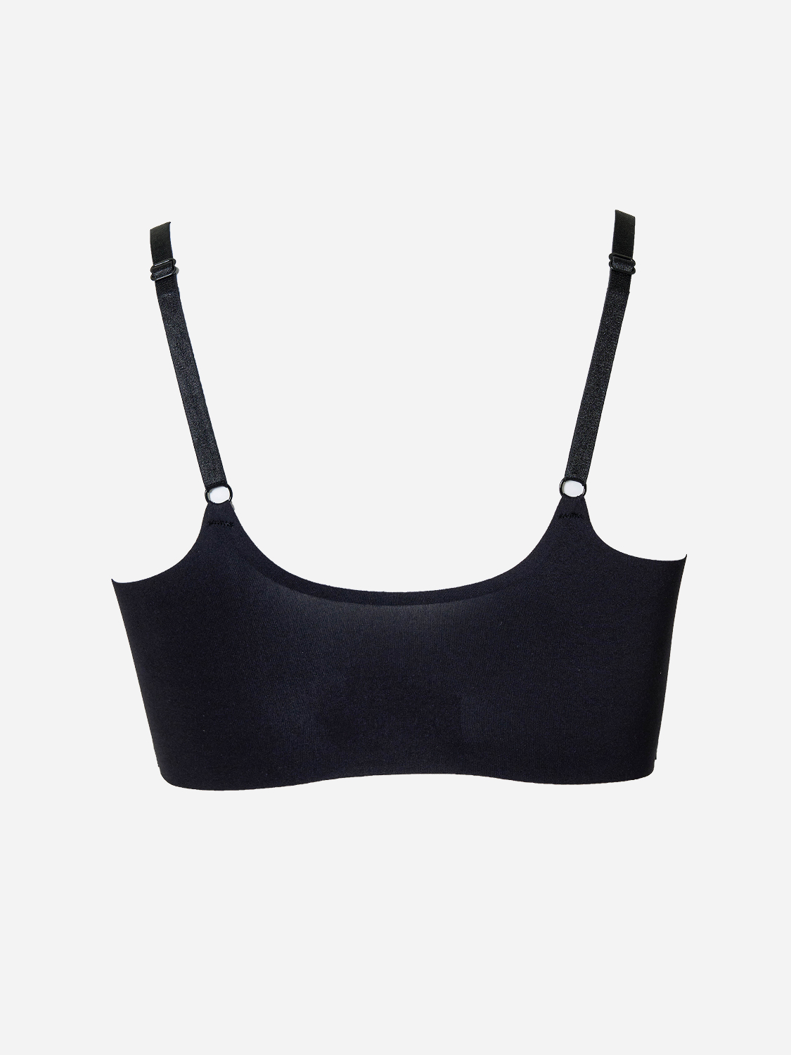 Бесшовный бюстгальтер S/M/L, черный