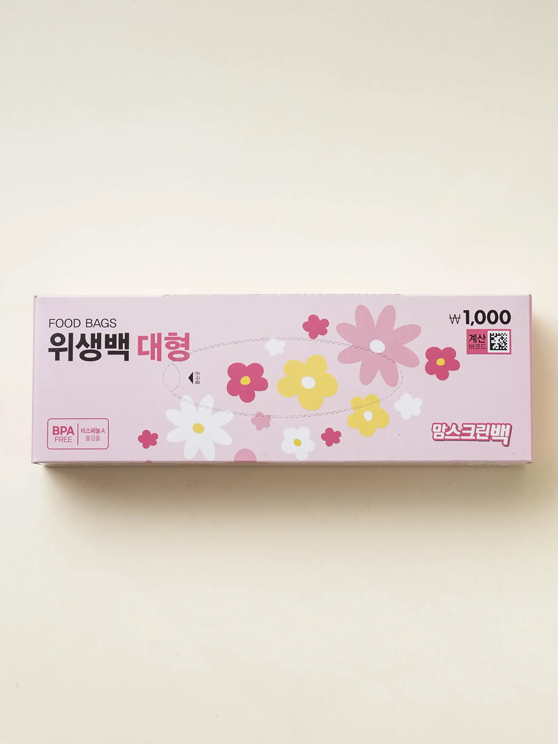 봄꽃 맘스크린 위생백 대형 70매입