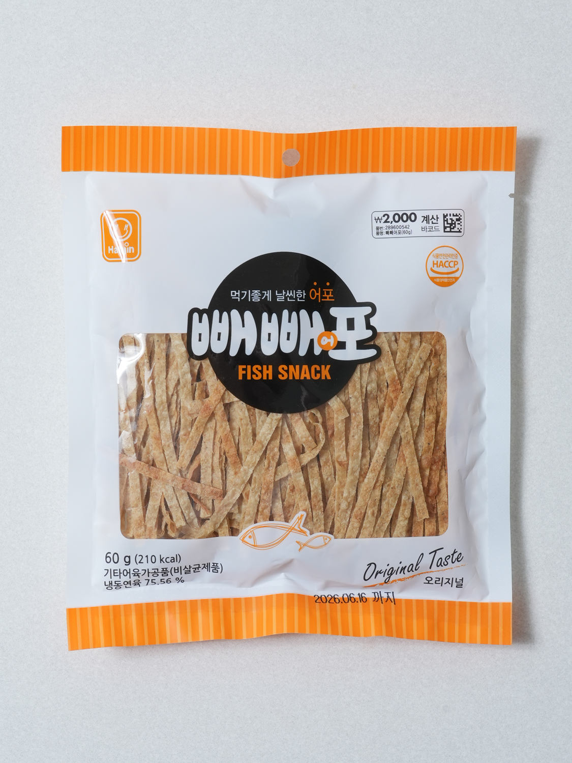 빼빼 어포 오리지널 60 g