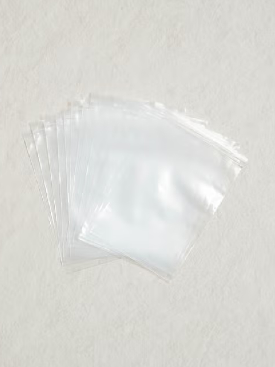 Прозрачные пакеты с zip-замком 14 x 20 см, 15 шт.
