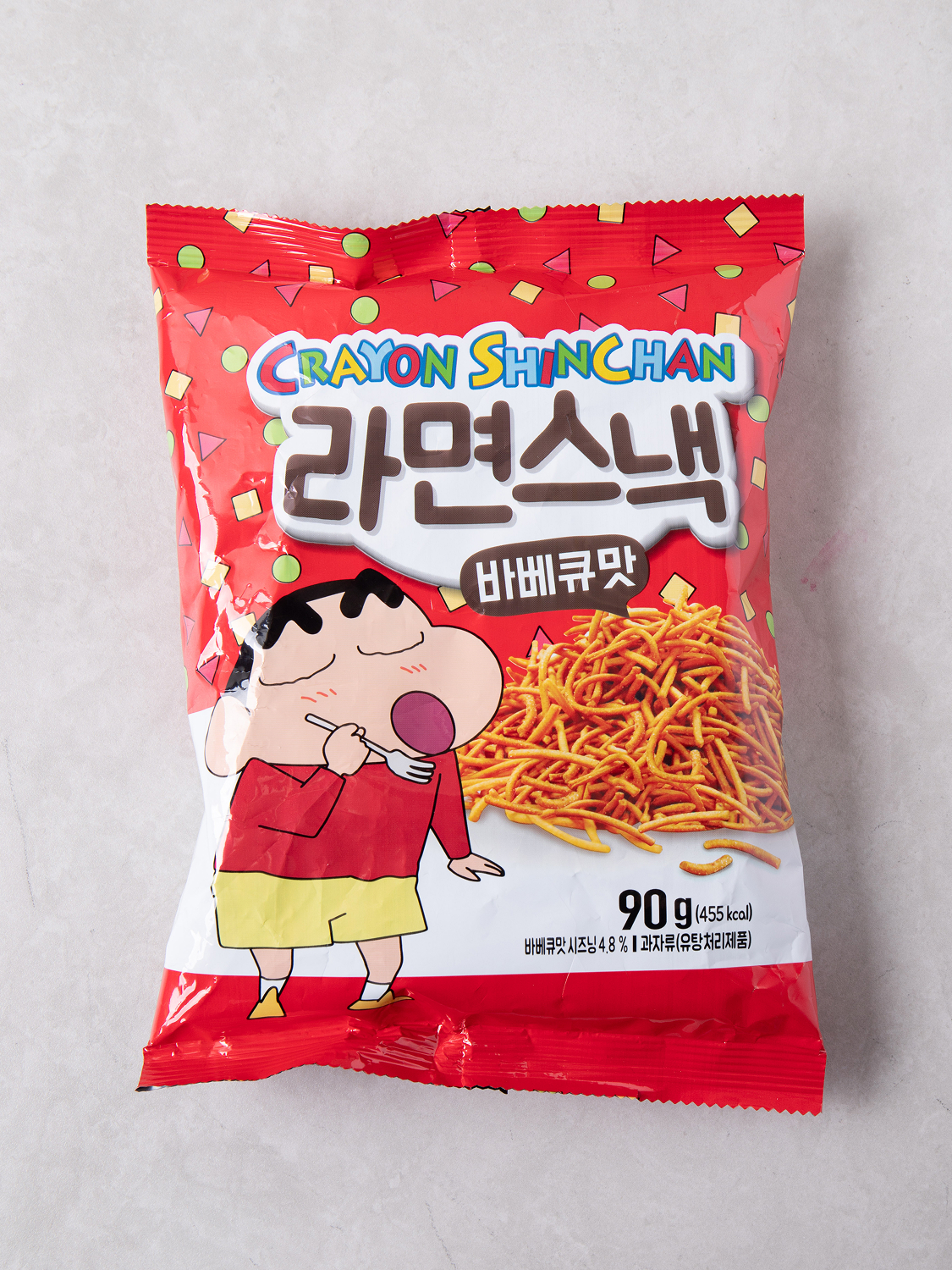 Лапша-снек Crayon Shin-chan со вкусом барбекю 90 г