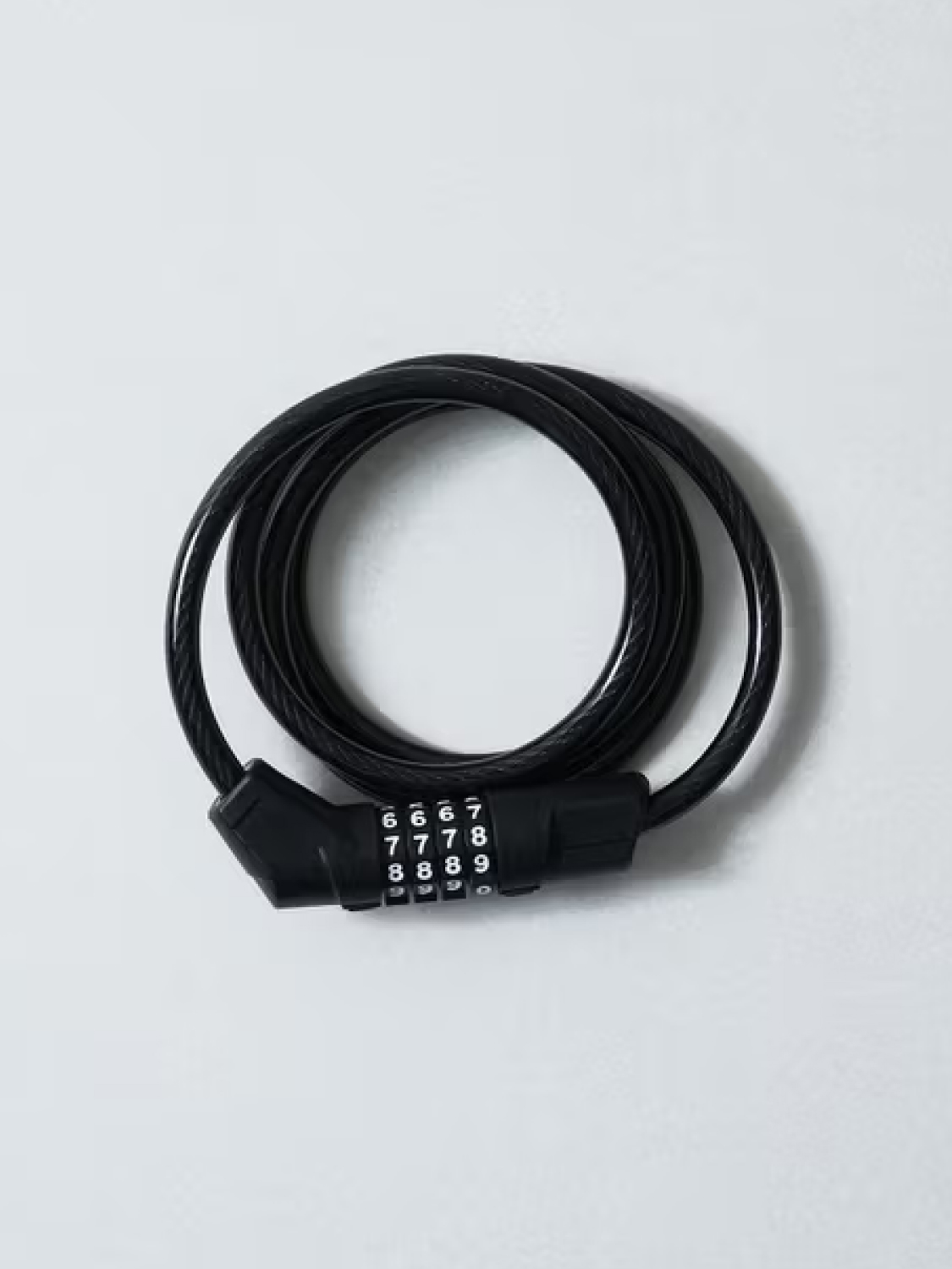 4 다이얼식 와이어 자물쇠 8 mm X 120 cm