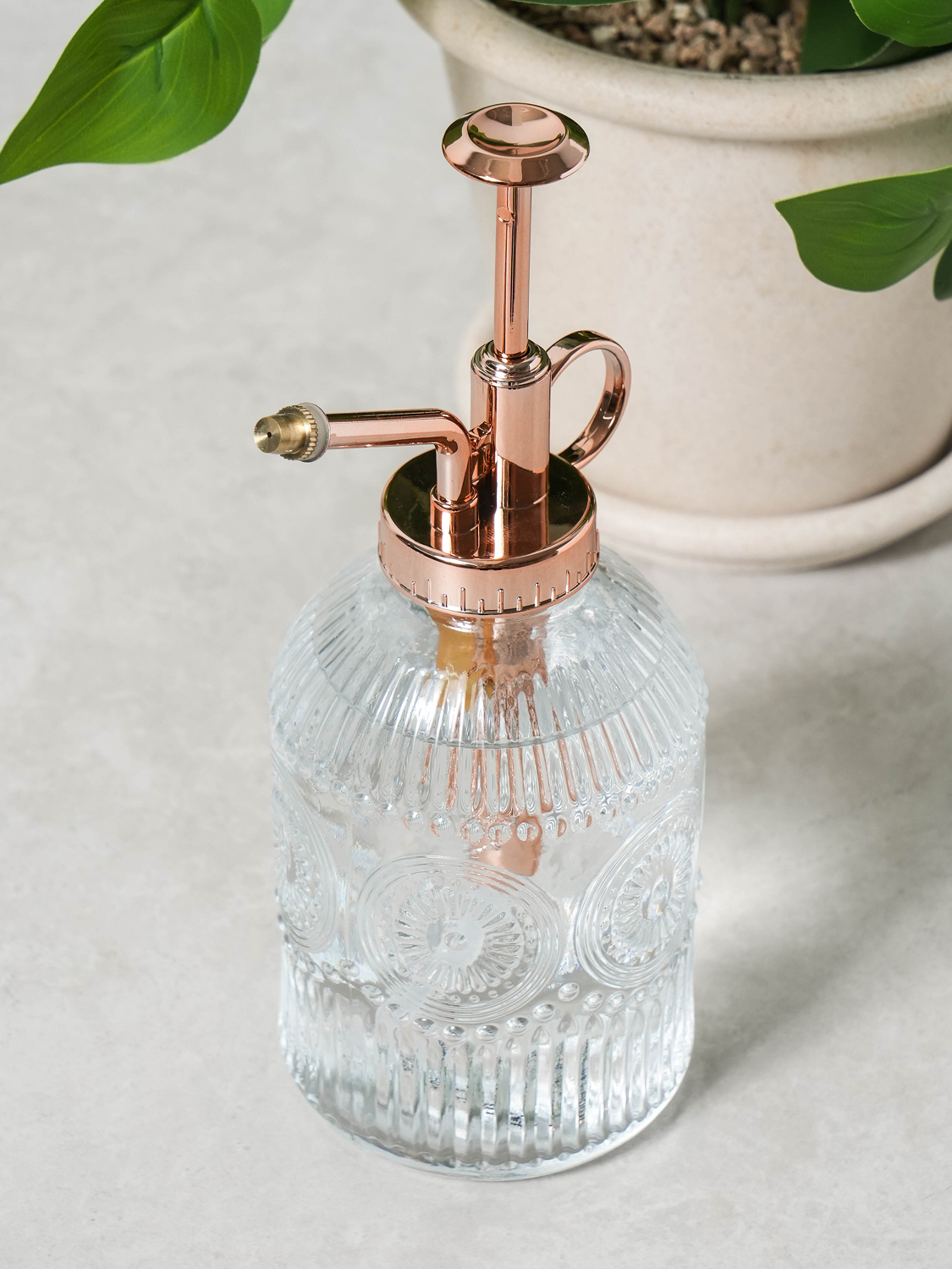 유리 원기둥 앤티크 분무기 350 ml