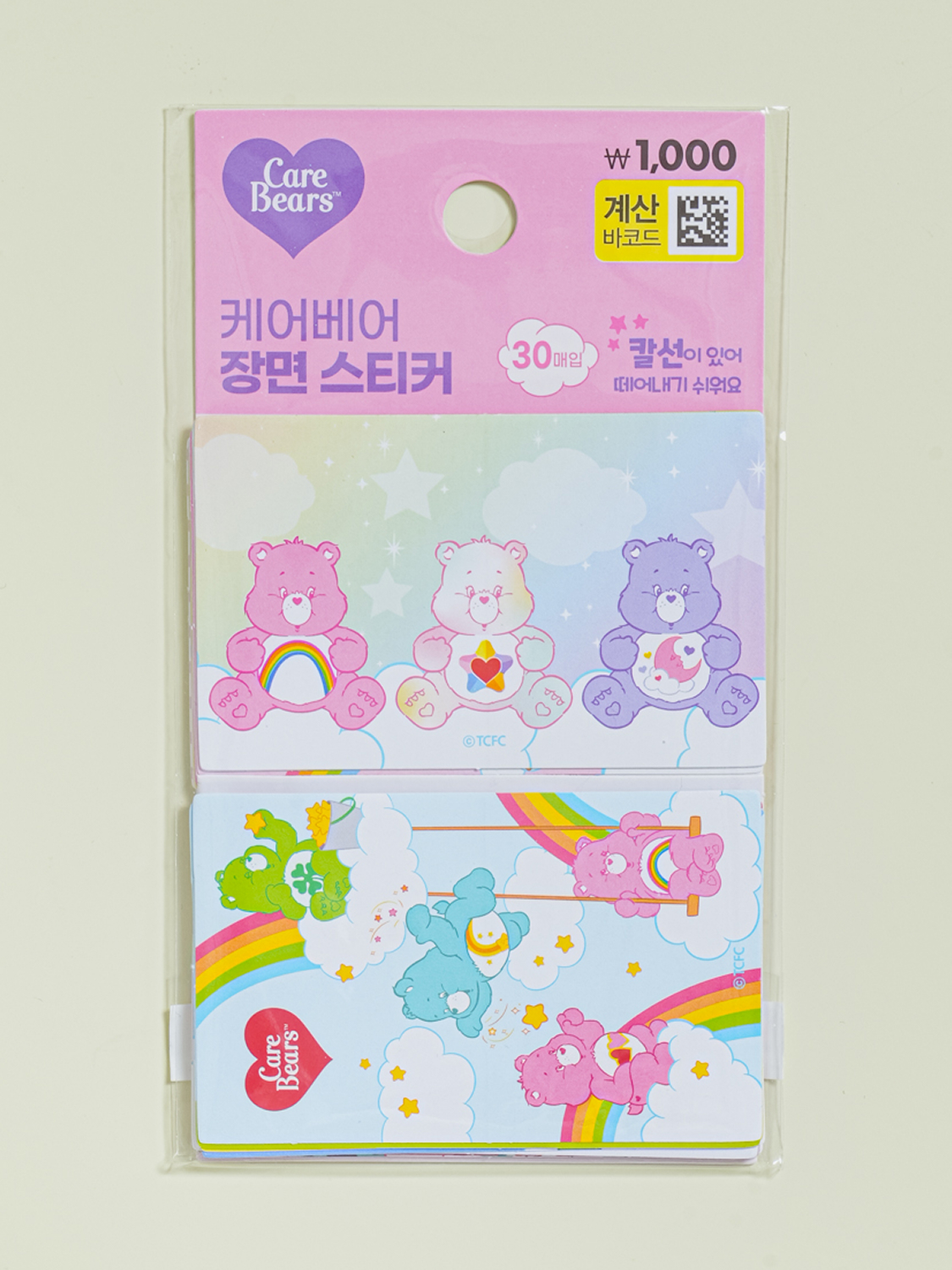 Набор стикеров Care Bears 30 шт.