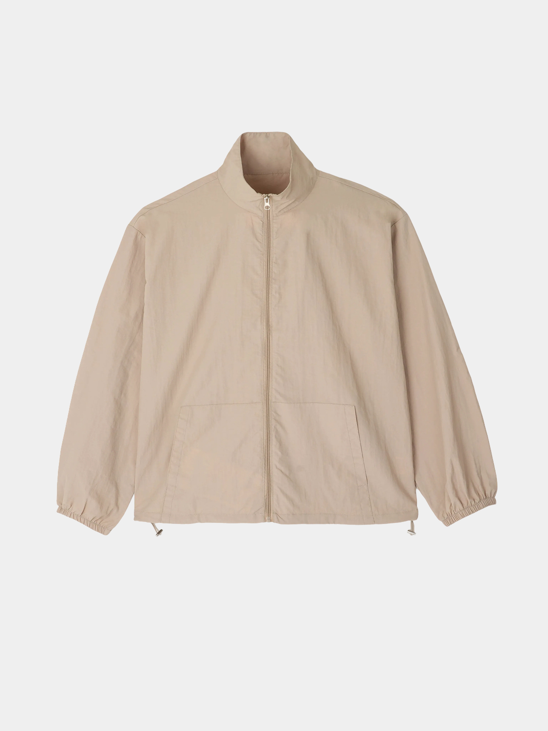 나일론 집업 바람막이 M/L/2XL 베이지