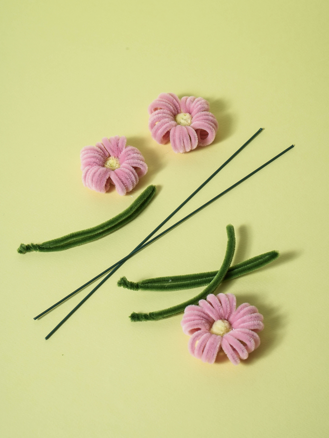 모루꽃 DIY 퍼프플라워