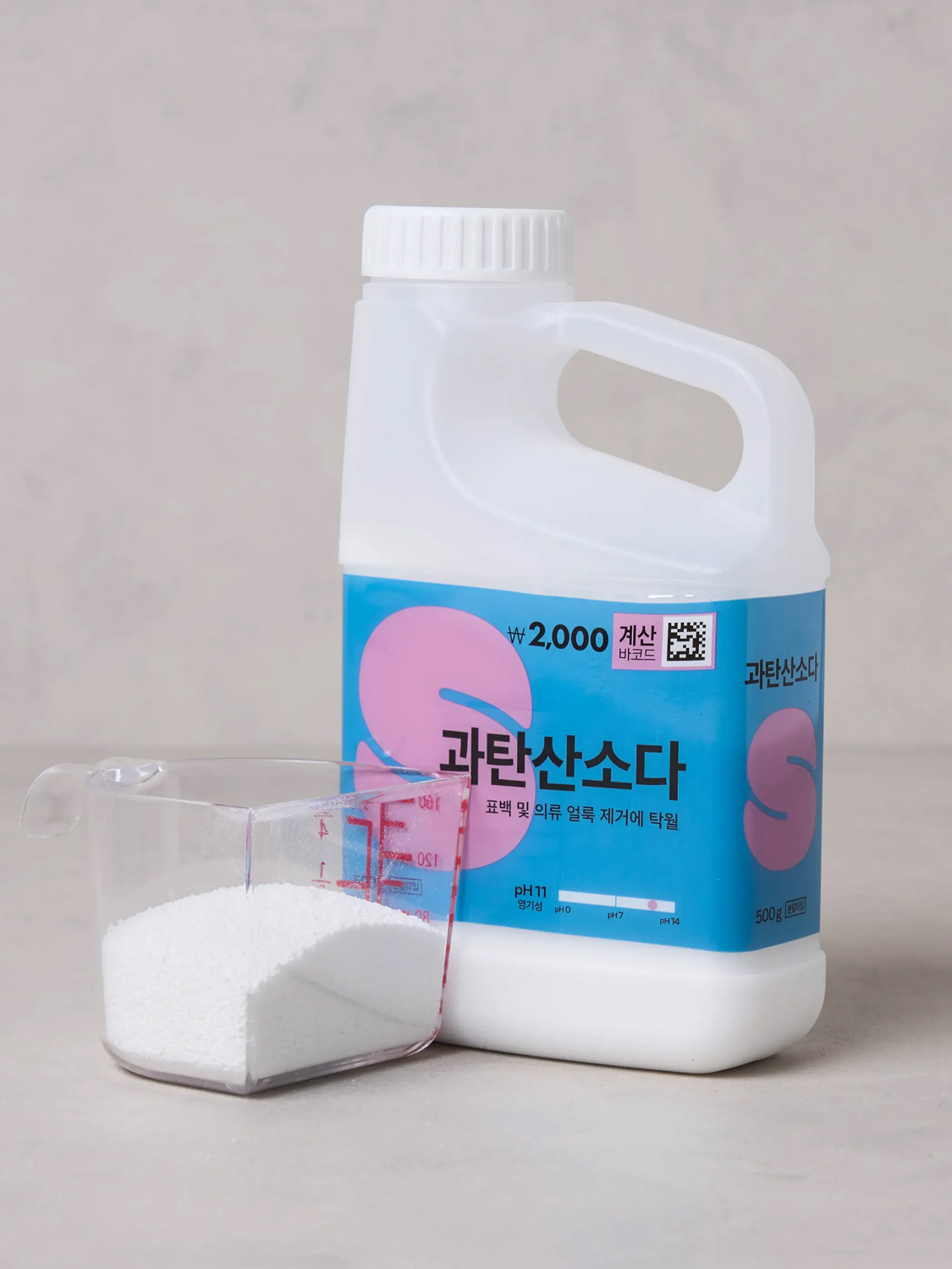 집단장 과탄산소다 용기 타입 500 g