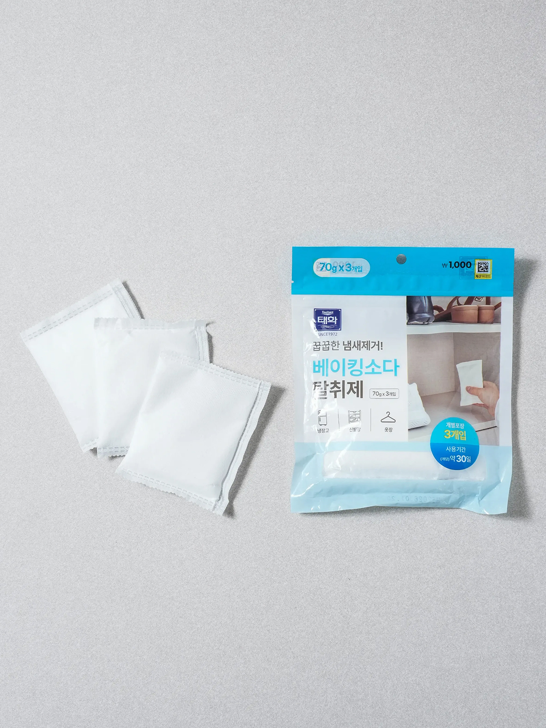 베이킹소다 다용도 탈취제 70 g X 3개입