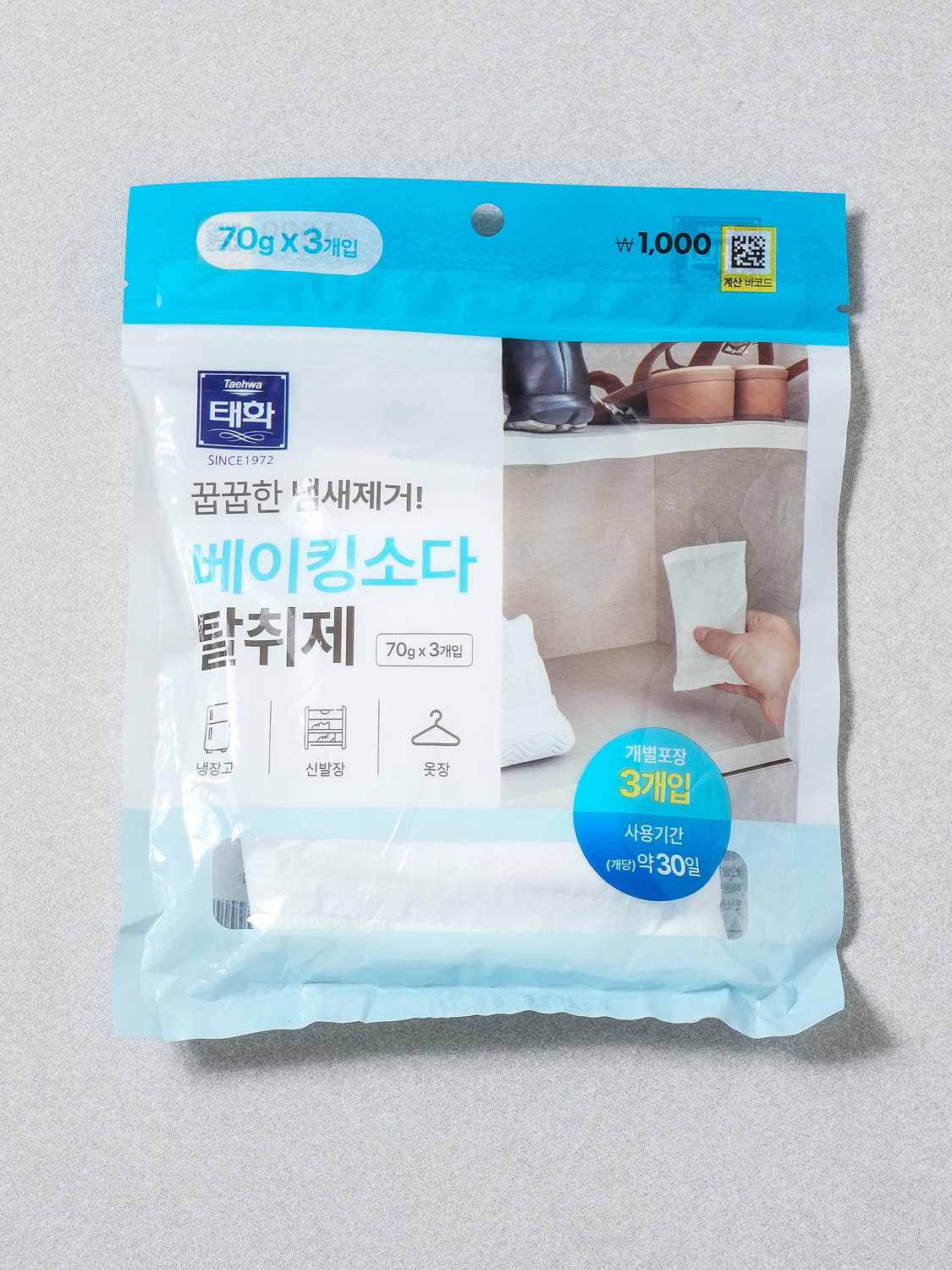 베이킹소다 다용도 탈취제 70 g X 3개입
