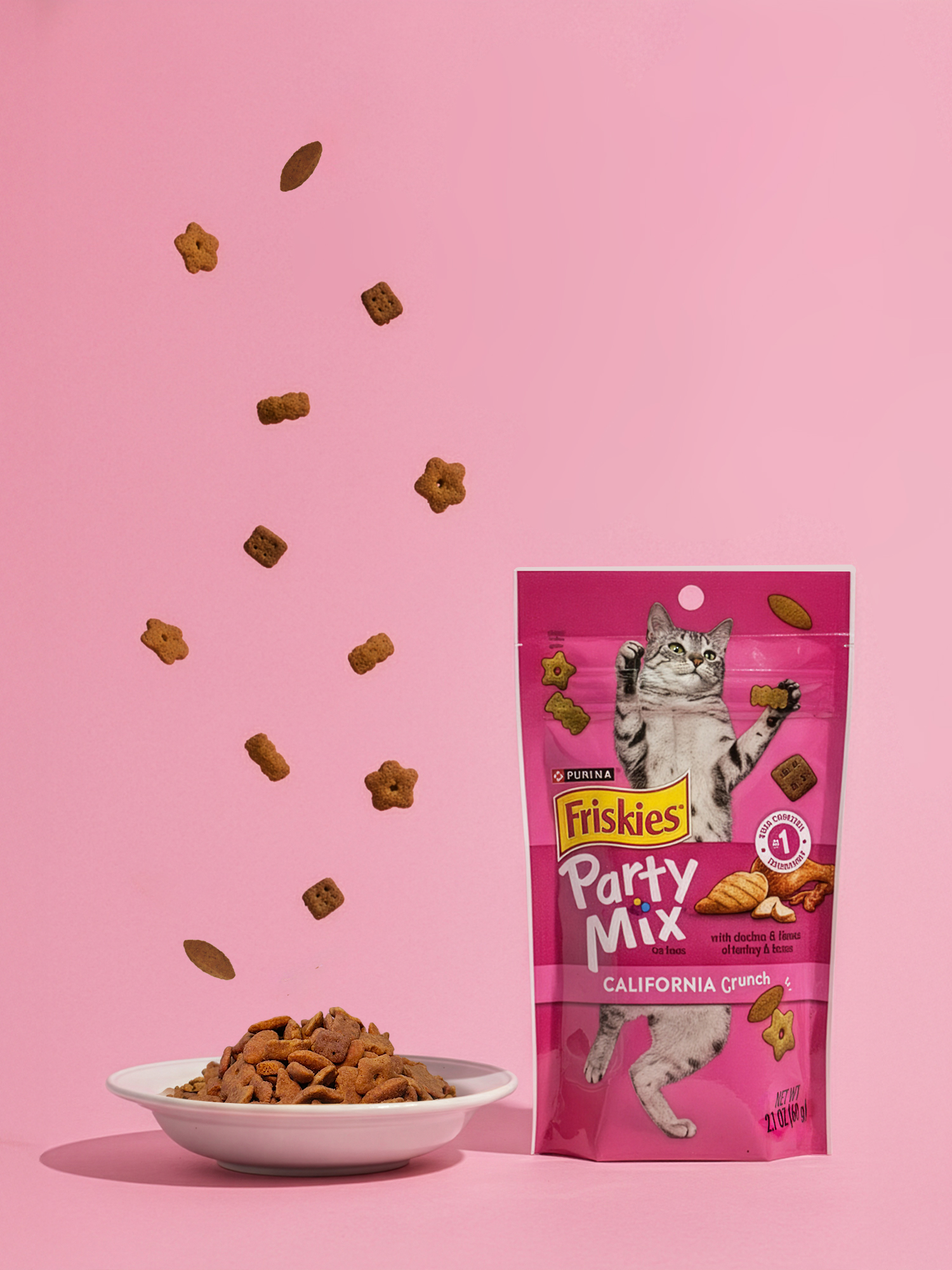 [Питомец] Friskies Party Mix Калифорния 60 г