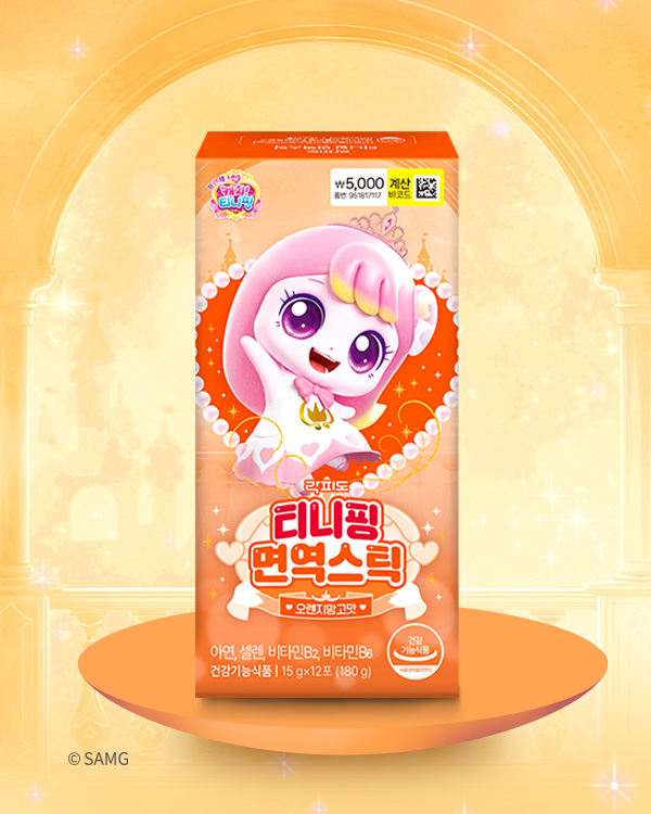 락피도 티니핑 면역스틱 12포 12일분