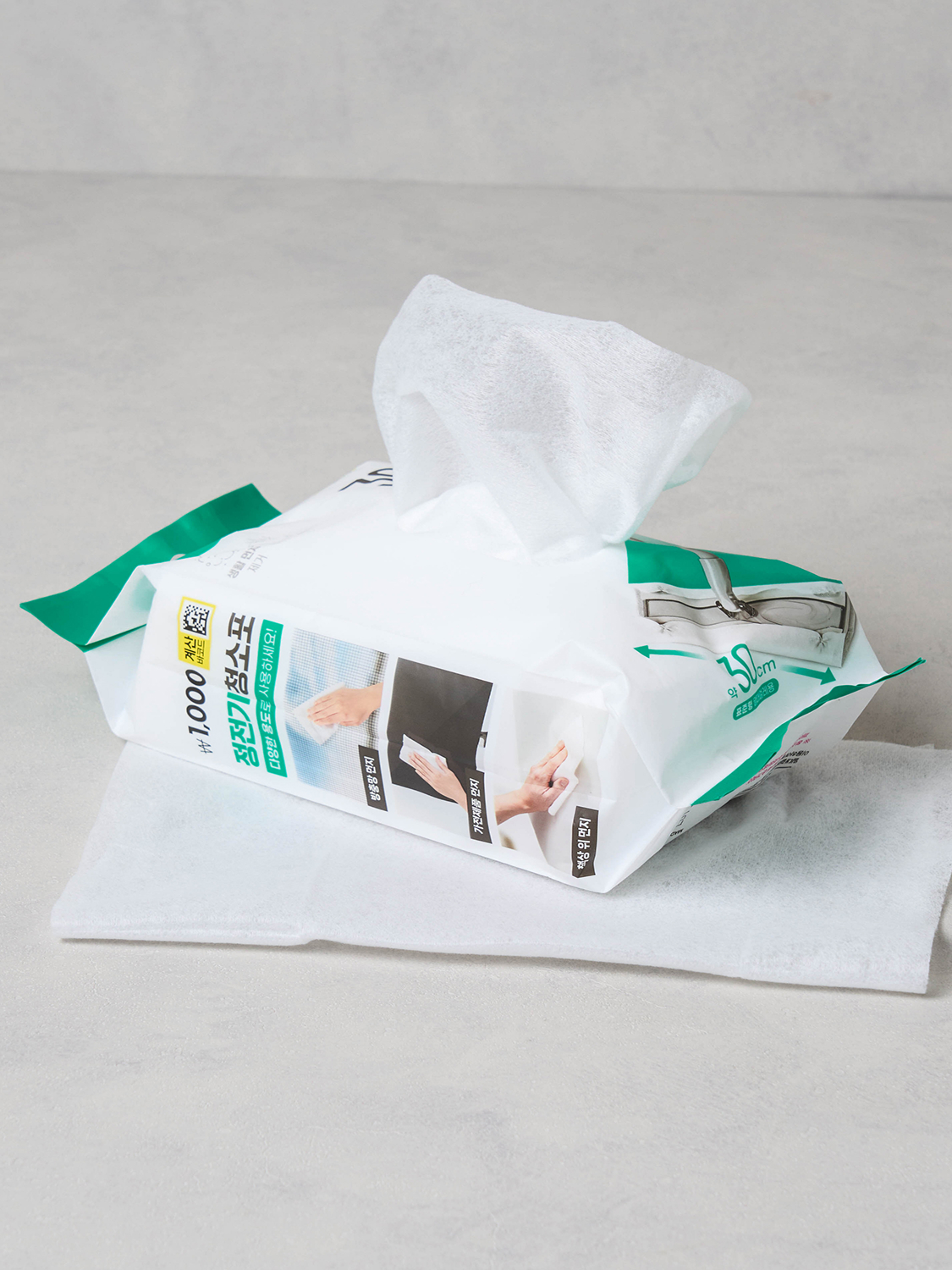 표준형 건식 정전기 청소포 30 X 20 cm 30매입