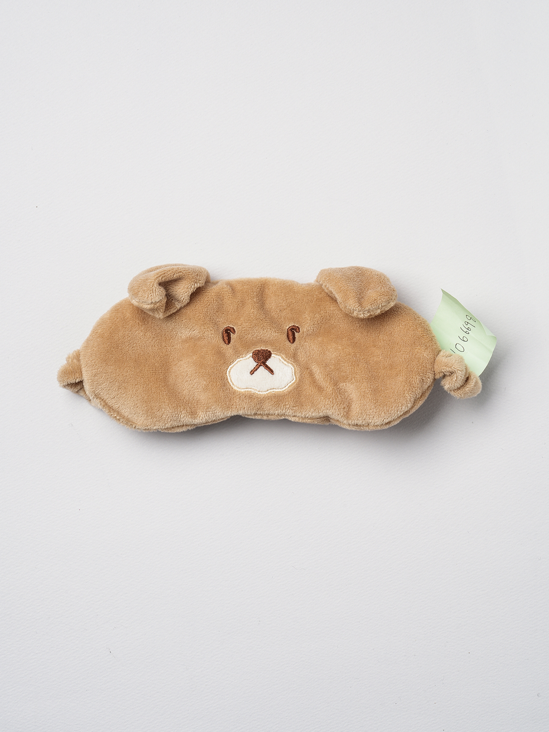 꿀잠 자수 수면 안대 브라운