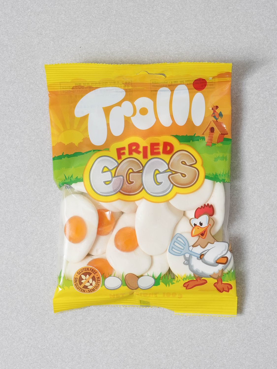 트롤리 계란후라이 모양 젤리 100 g